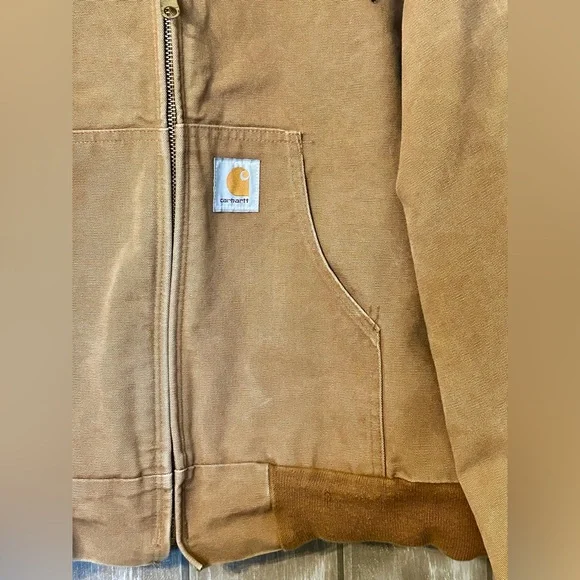 Carhartt Brown Hooded Jacket - Picture 3 of 9